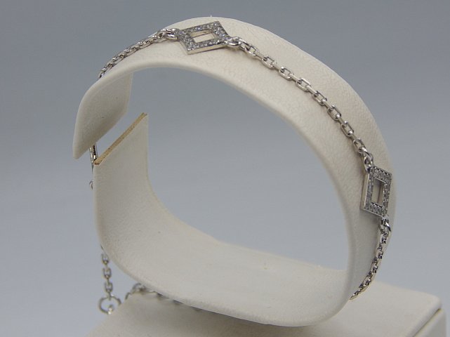 Срібний браслет із цирконієм (33366306) 1