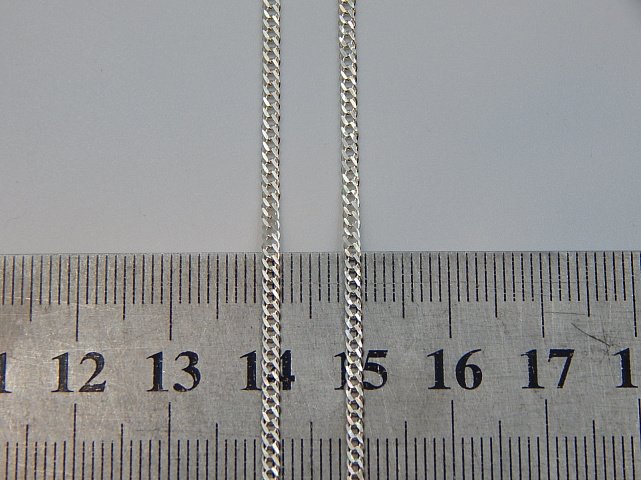Срібний ланцюг з плетінням Подвійний ромб (32749388) 3
