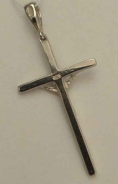 Срібний підвіс-хрест (30365722) 0