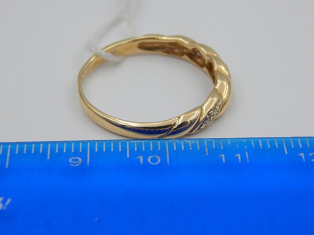 Кольцо из красного золота с бриллиантом (-ми) (28660606) 7