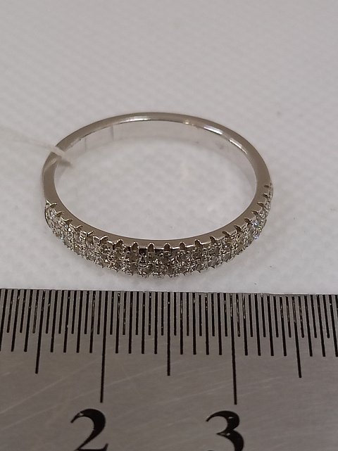Серебряное кольцо с цирконием (33819505) 5