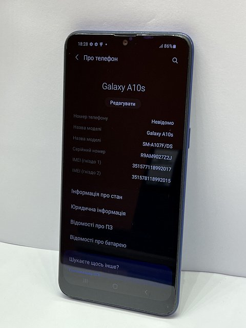 Samsung Galaxy A10s (SM-A107F) 2019 2/32Gb  0
