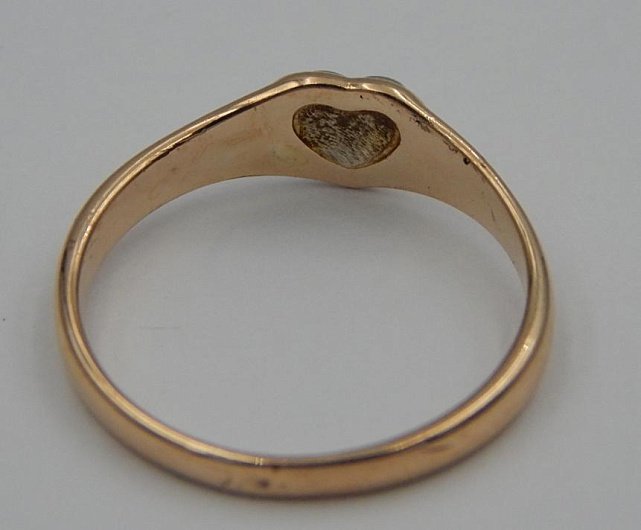 Кольцо из красного и белого золота с бриллиантом (-ми) (30718741) 3
