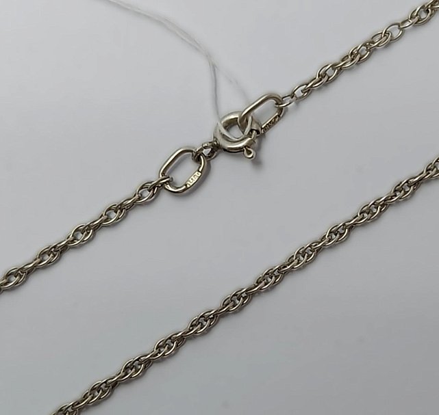 Серебряная цепь с плетением Кордовое (33500841) 0