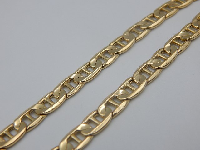 Ланцюг із жовтого золота з плетінням морське якірне (33678839) 1