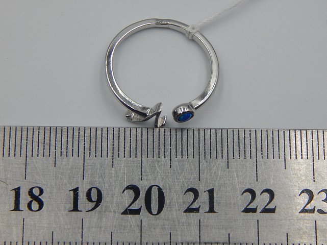 Серебряное кольцо с опалом (33751105) 3
