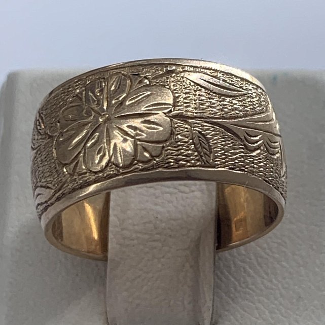 Обручальное кольцо из красного золота (33697600)  0