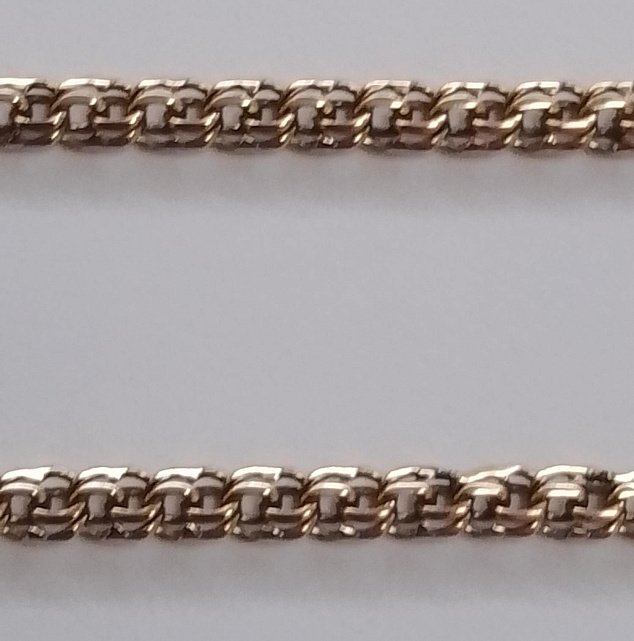 Ланцюжок з червоного золота з плетінням Бісмарк (32041623) 0