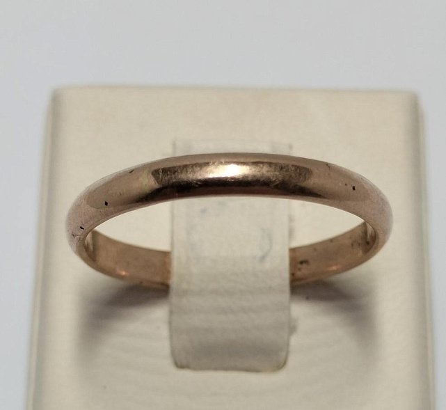 Обручальное кольцо из красного золота (33964995)  0
