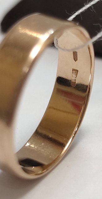 Обручальное кольцо из красного золота (33940555) 2