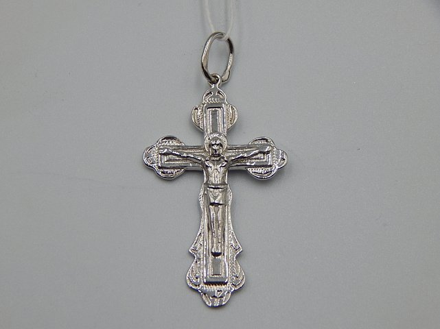 Срібний підвіс-хрест (32476040) 1