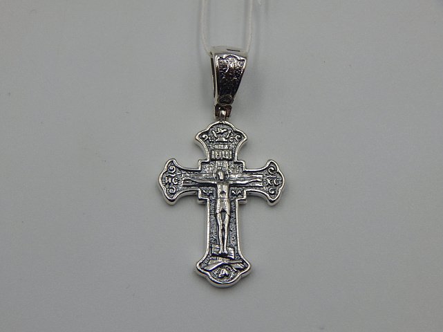 Срібний підвіс-хрест (32414529) 1