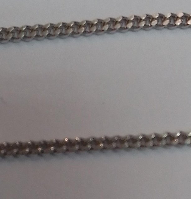 Серебряная цепь с плетением панцирное (30518935) 1