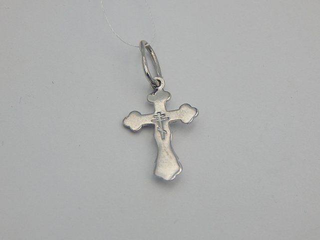 Срібний підвіс-хрест (31766204) 4