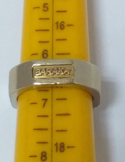Кольцо из желтого и белого золота с бриллиантом (-ми) (33697777) 4
