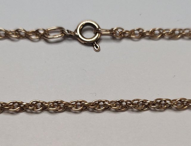 Серебряная цепь с плетением Кордовое (32244340) 0