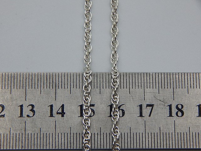 Срібний ланцюг з плетінням Кордове (32197355) 2