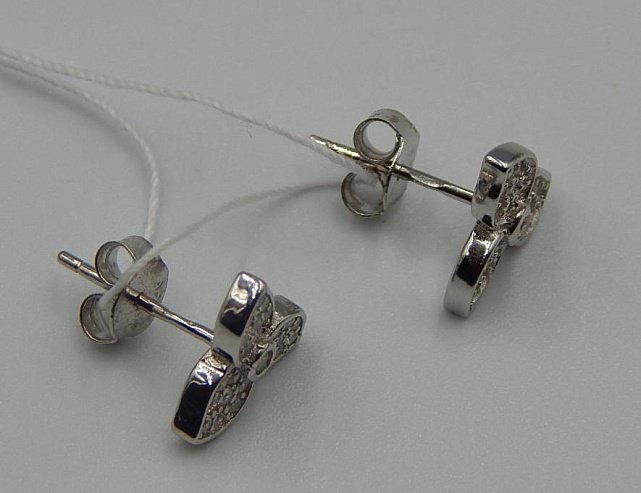 Срібні сережки з цирконієм (31089516) 3