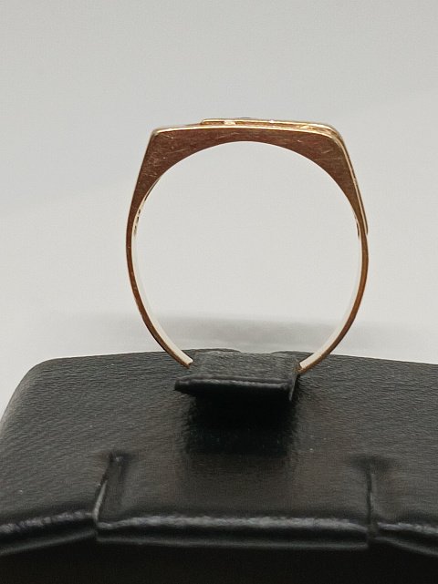 Перстень из красного золота с цирконием (33687353) 3