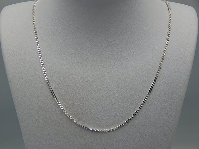 Срібний ланцюг з плетінням панцирне (31893395) 3