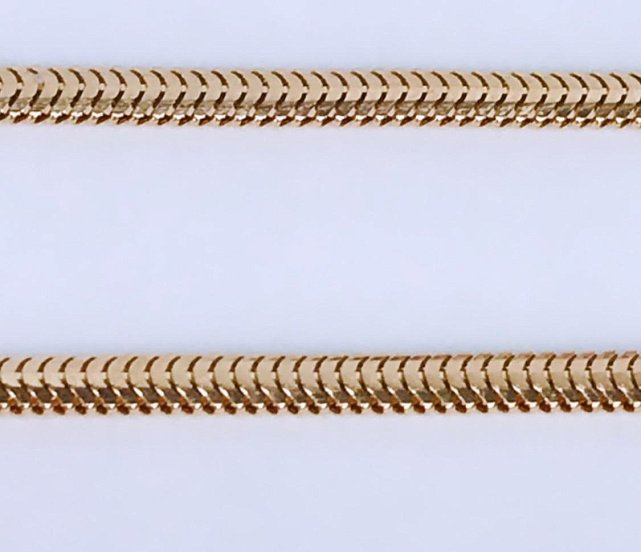 Ланцюг із червоного золота з плетінням Снейк (30571435) 1