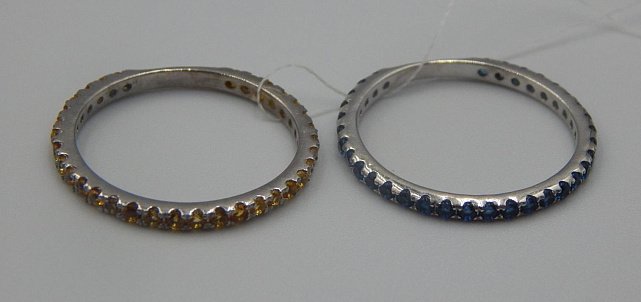 Серебряное кольцо с цирконием (31350728) 3