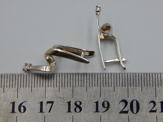 Срібні сережки з цирконієм (32418866) 4