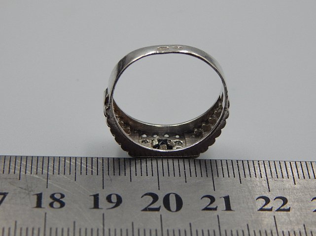 Серебряный перстень с цирконием (31770065) 3