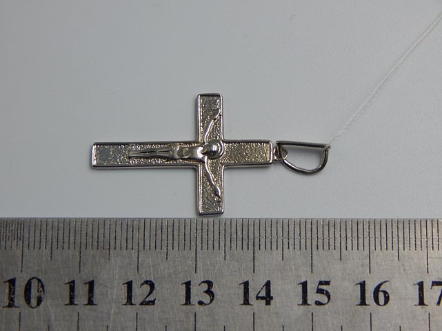 Срібний підвіс-хрест (32484699) 2