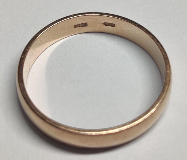 Обручальное кольцо из красного золота (33698635) 2