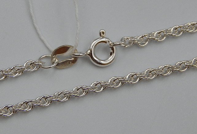 Серебряная цепь с плетением Кордовое (32508015) 0