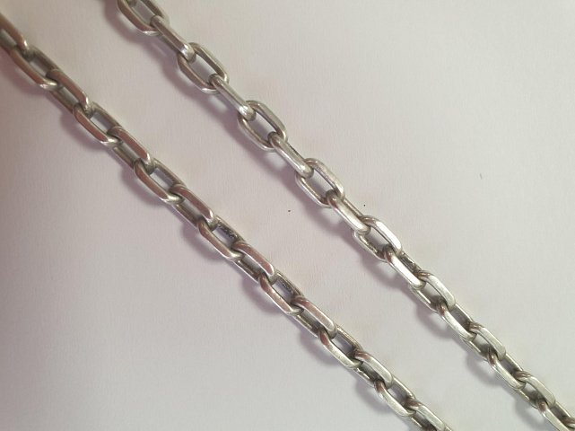 Серебряная цепь с плетением Якорное (33622671) 1