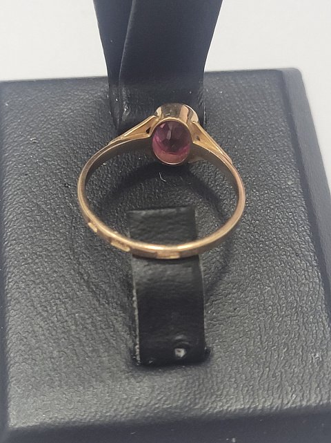 Кольцо из красного золота с рубином (33113791)  3
