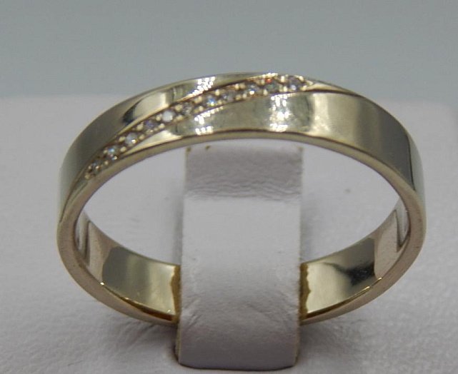 Кольцо из белого золота с бриллиантом (-ми) (32199481) 1