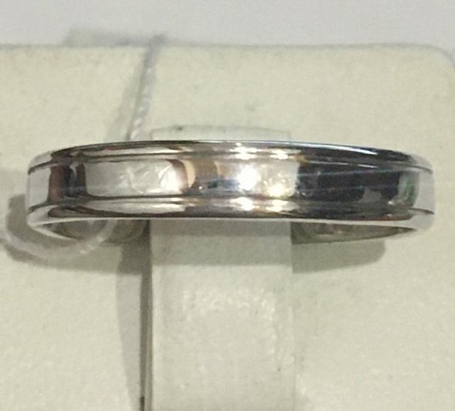 Обручальное кольцо из белого золота (15827051) 0