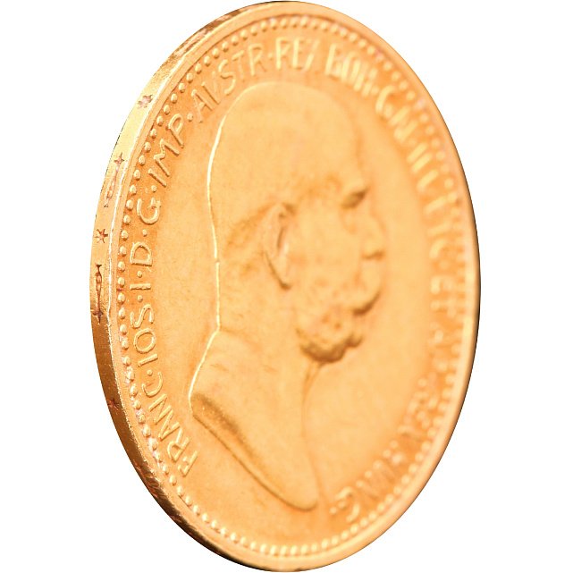 Золотая монета 10 Крон 1909 Австрия (33674793) 2