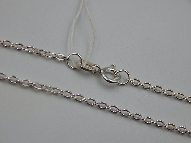 Срібний ланцюг із плетінням ролло (31094377) 0