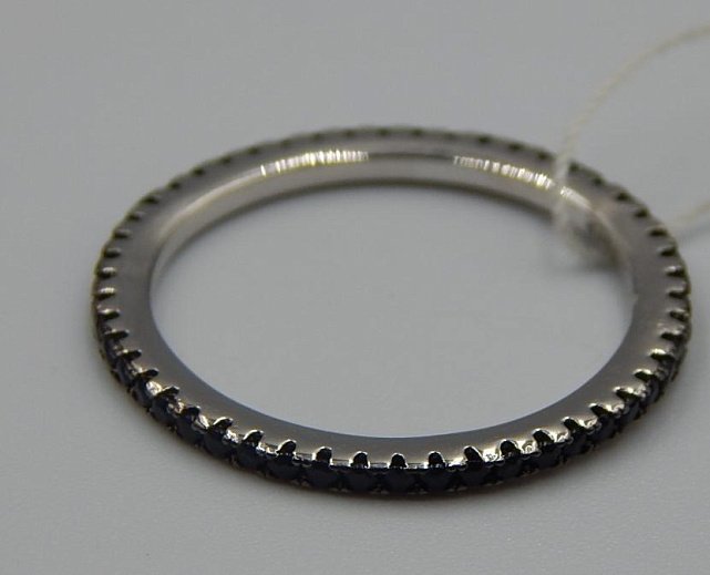 Серебряное кольцо с цирконием (31277568) 2