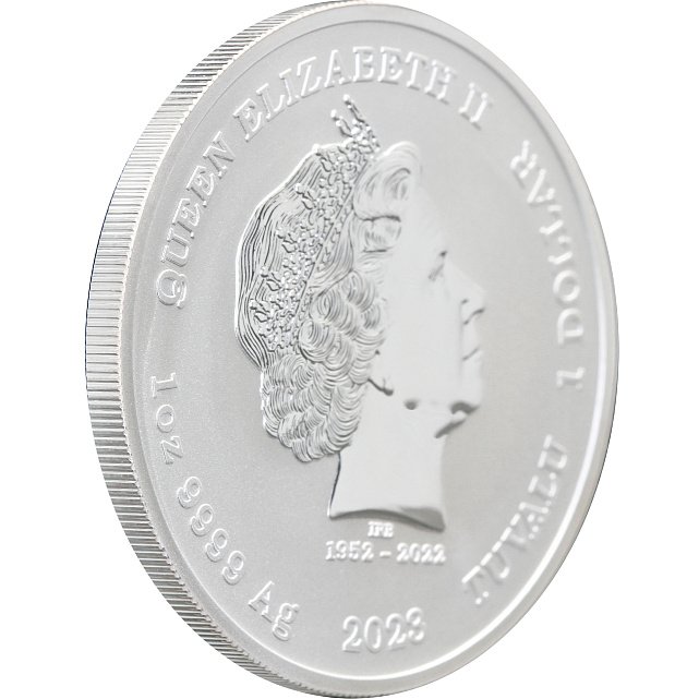 Срібна монета 1oz Піратський Корабель «Фантазія» 1 долар 2023 Тувалу (33272235) 8