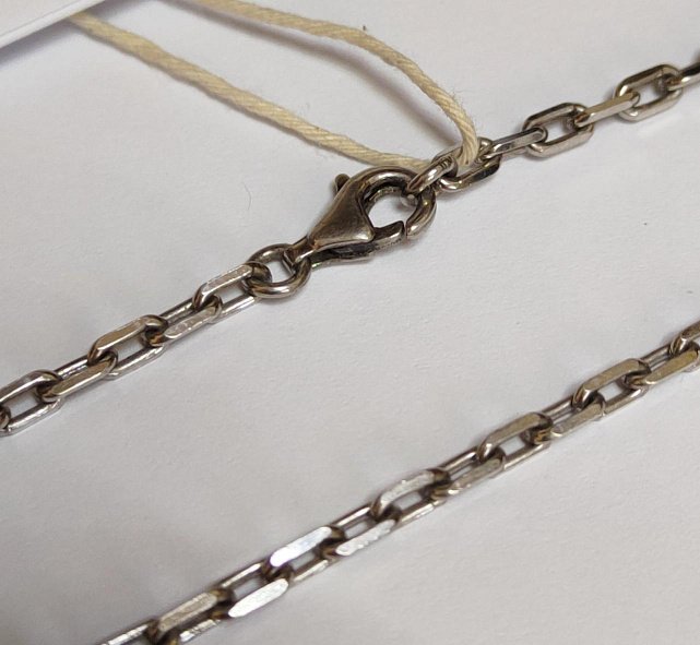 Серебряная цепь с плетением Якорное (33752109) 0