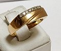 картинка Перстень из красного золота с цирконием (3810365) 