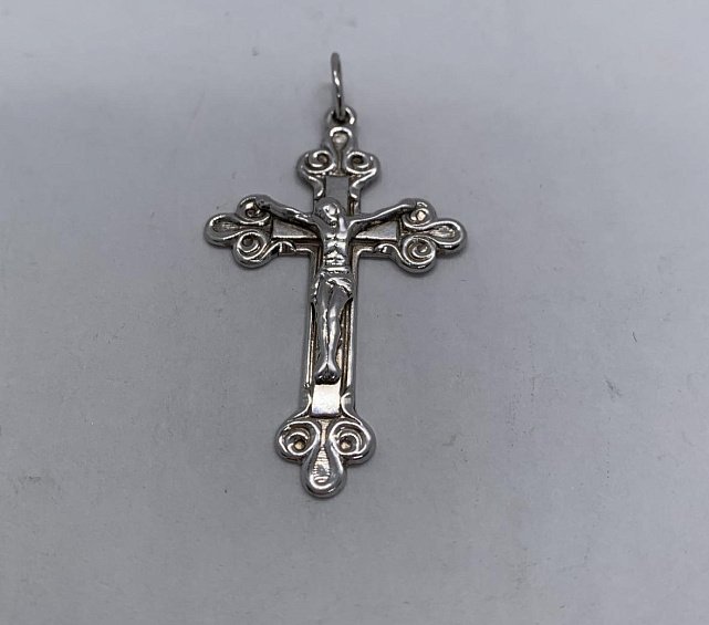 Срібний підвіс-хрест (33360055) 2