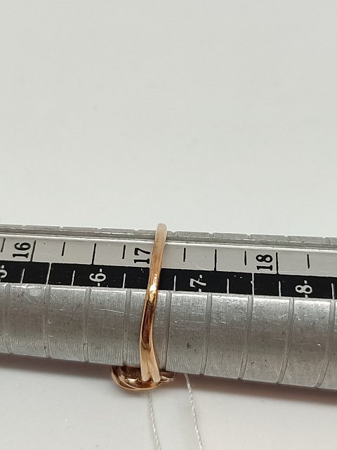 Кольцо из красного золота с бриллиантом (-ми) (27417774)  3