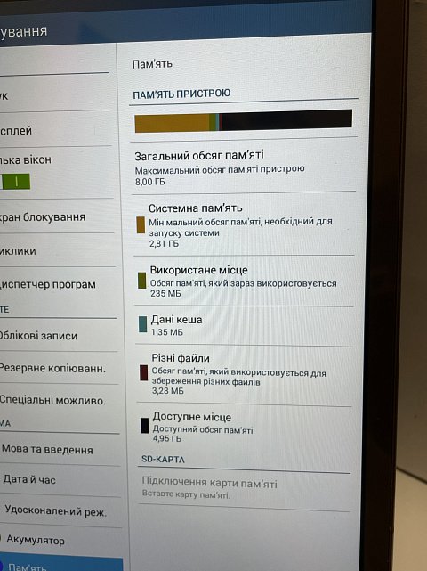 Планшет Samsung Galaxy Tab E SM-T561 8Gb 7