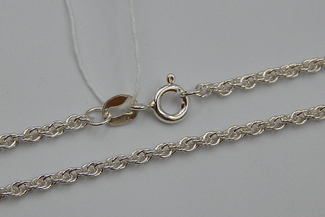 Серебряная цепь с плетением Кордовое (32202989) 0