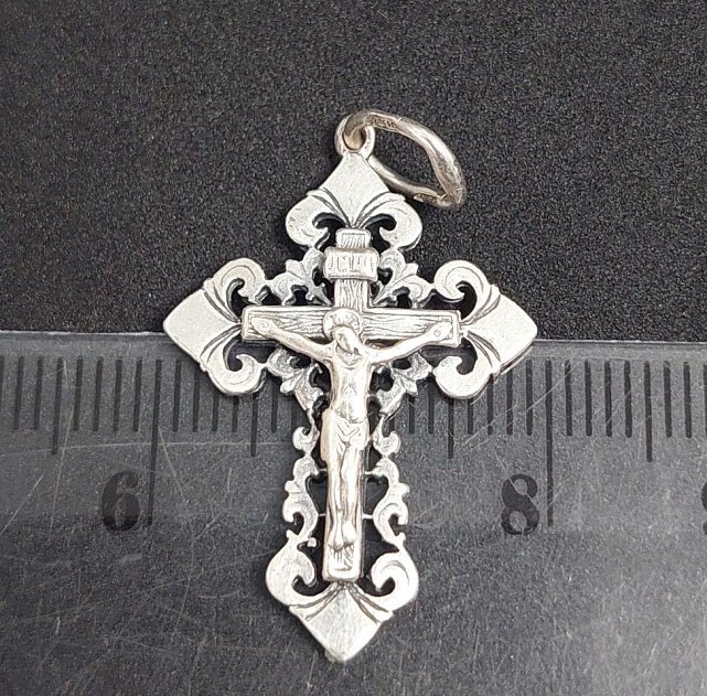 Срібний підвіс-хрест (33632806) 2