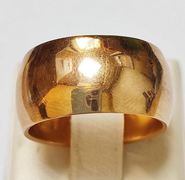 Обручальное кольцо из красного золота (33909111) 0