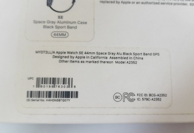 Смарт-часы Apple Watch SE GPS 44mm Midnight Aluminium Case with Midnight Sport Band - Regular (MNK03UL/A) 2