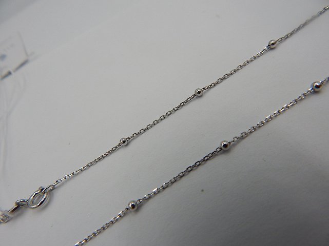 Серебряная цепь с плетением Якорное (30554182) 0