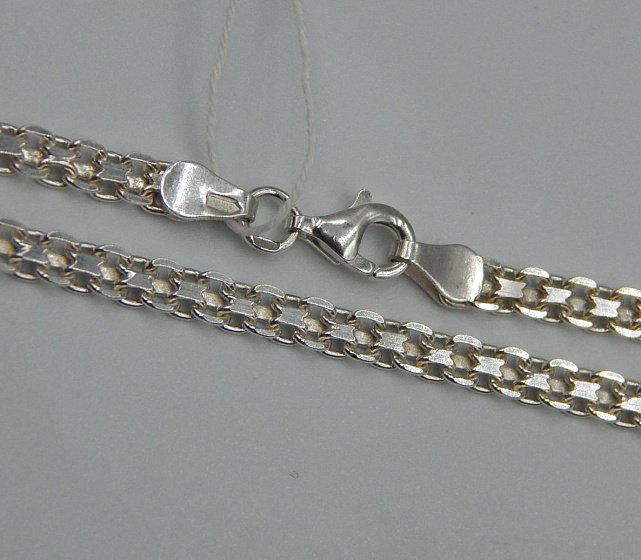 Серебряная цепь с плетением Фантазийное (32615389) 0